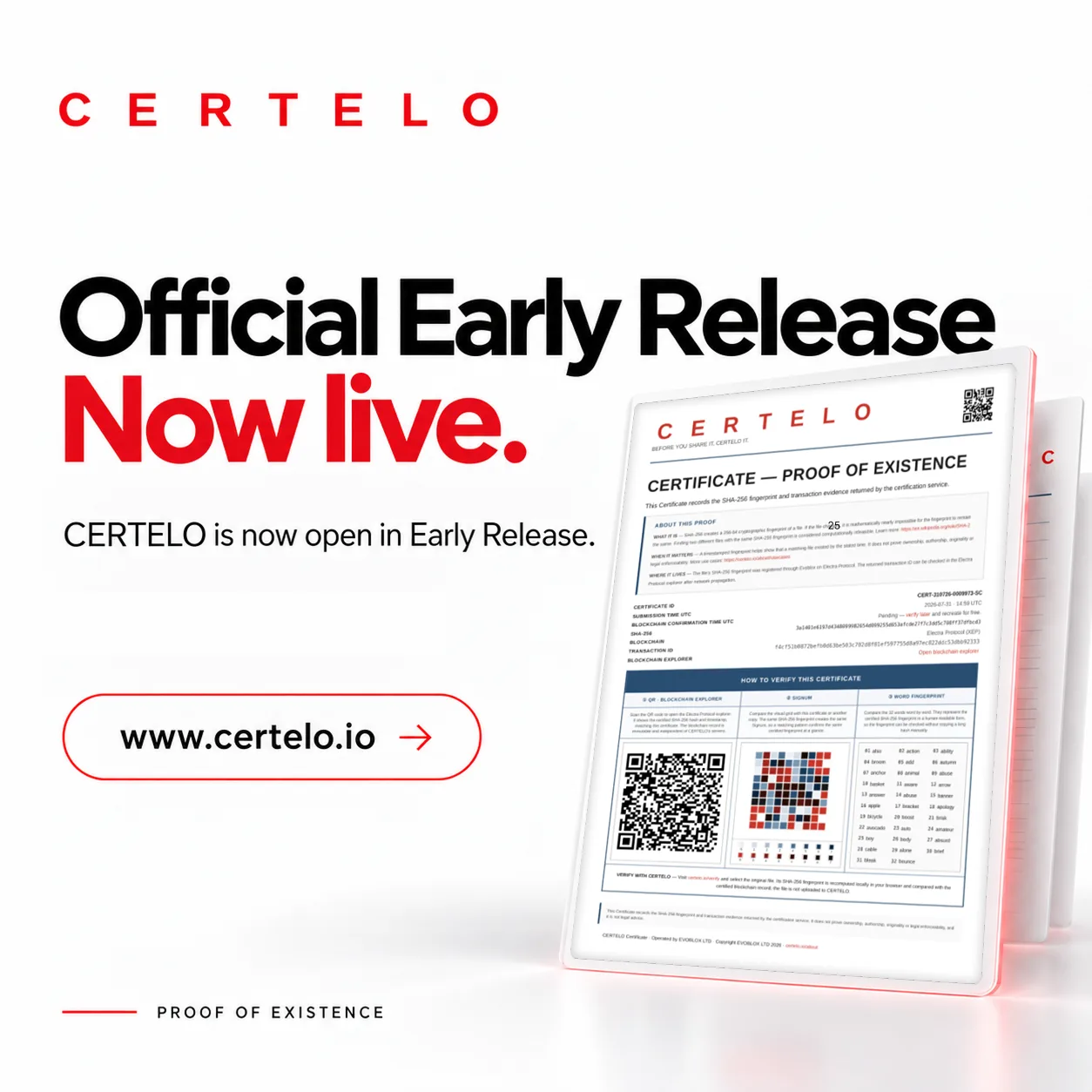 certelo release